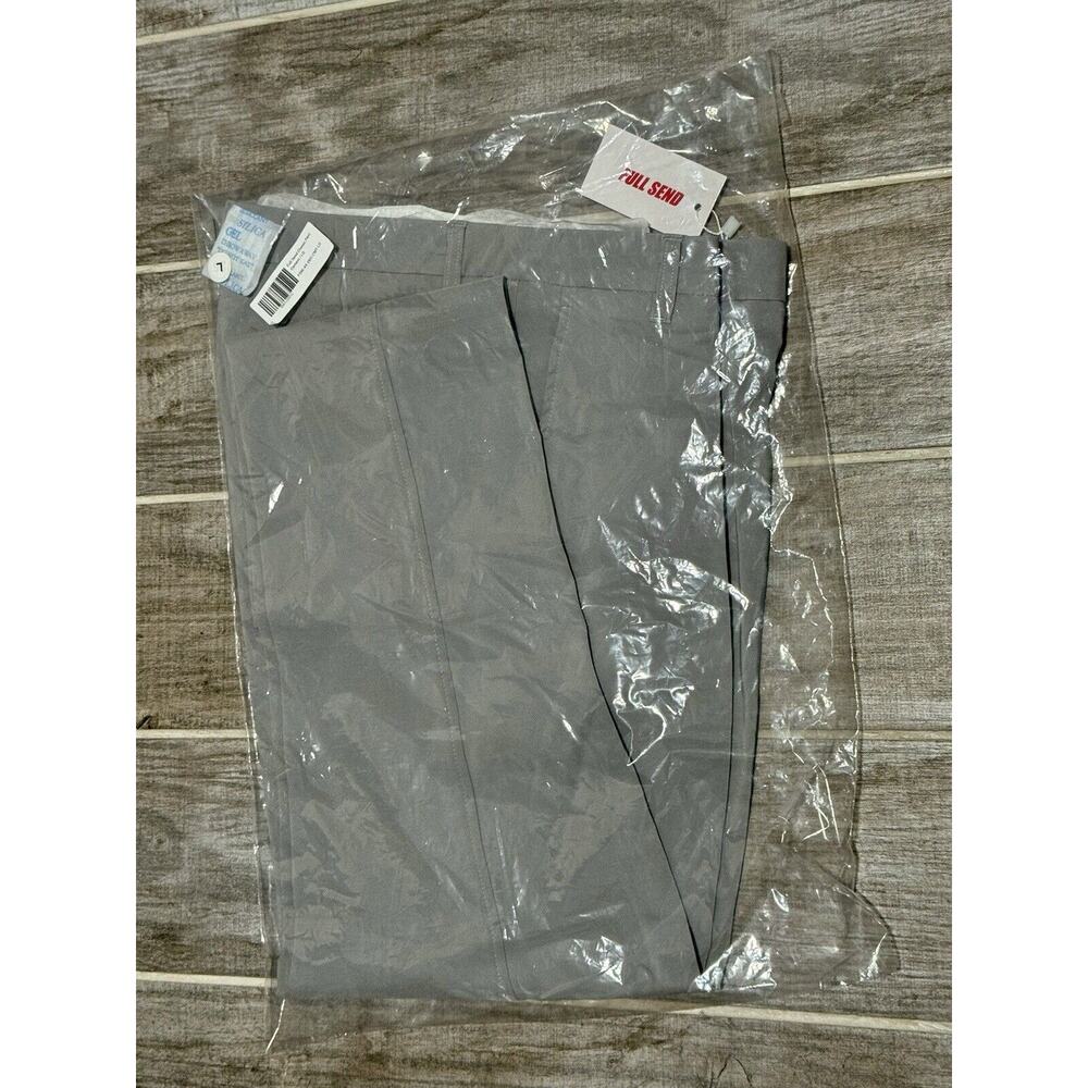 Full Send Golf Pants Gray Performance Stretch Grip Waist Nelk Boys Size Large